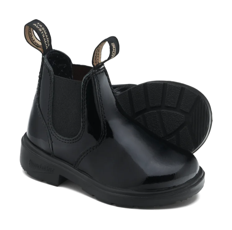 Blundstone KIDS CHELSEA BOOTS Black Patent
