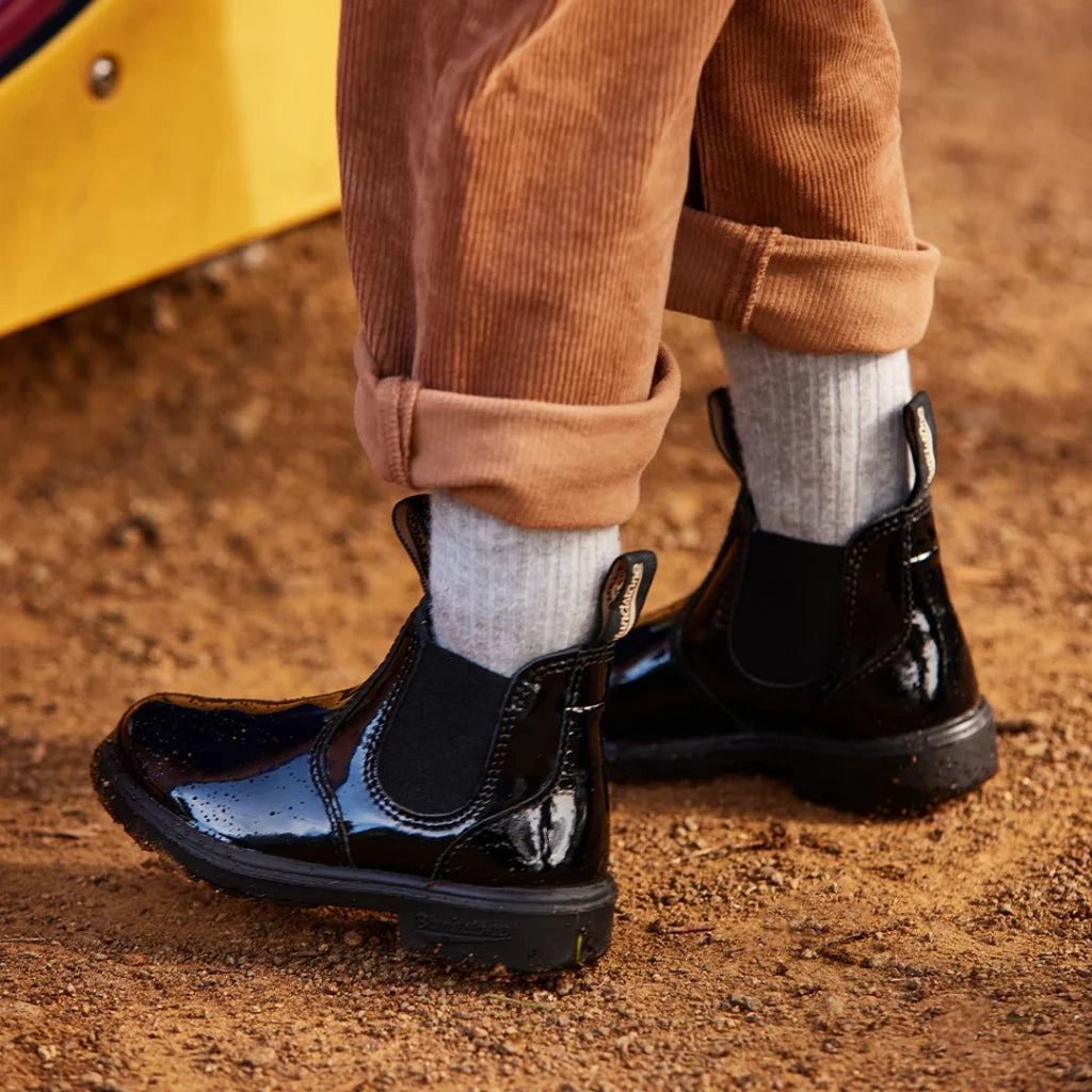 Blundstone KIDS CHELSEA BOOTS Black Patent