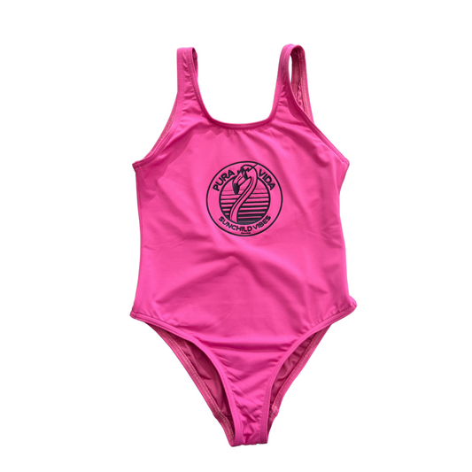 Maillot de bain fille Lou Flamingo Blush